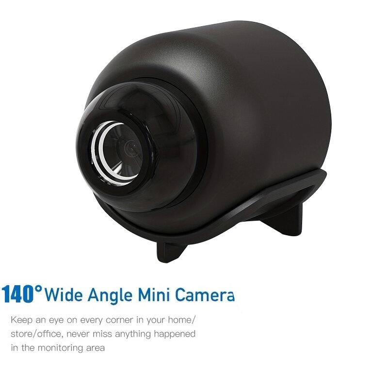 Mini Câmera de Vigilância Sem Fio, 1080P, Visão Noturna Clara, Leve, Portátil, Câmeras Premium, Detecção de Movimento, X5, Novo