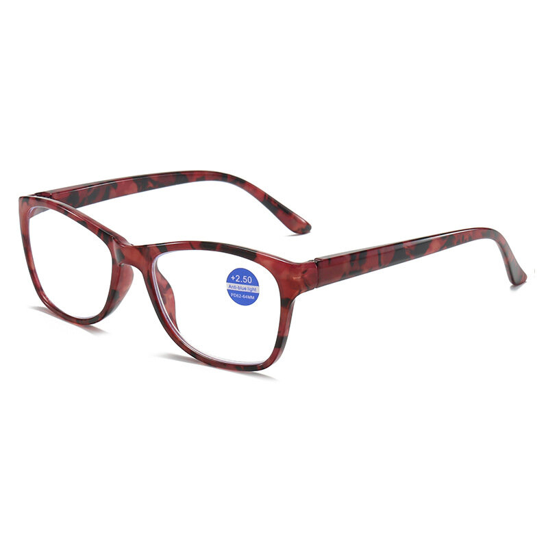 Kacamata baca wanita modis baru, kaca pembesar, Anti cahaya biru ringan dan definisi tinggi