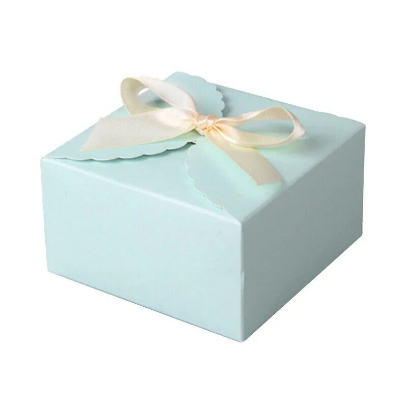 Scatola di imballaggio pieghevole per sapone fatta a mano quadrata scatola regalo per organizzatore di gioielli contenitori per caramelle piccoli contenitori per feste regalo per bambini