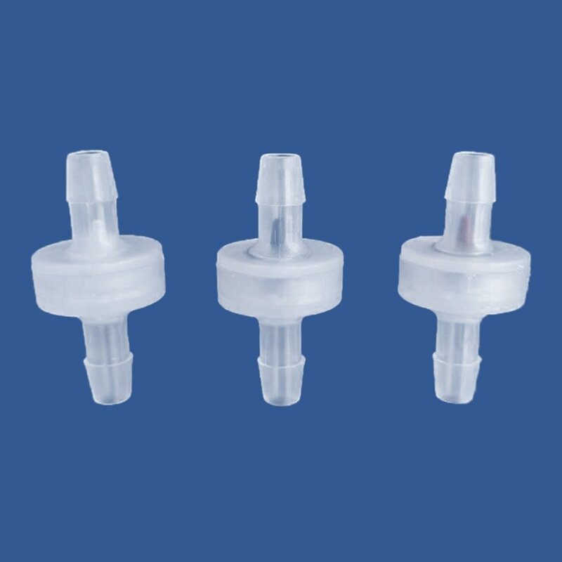 Válvula retención 3 mm, 4 mm y 6 mm/válvula antirretorno plástico PP/válvula unidireccional