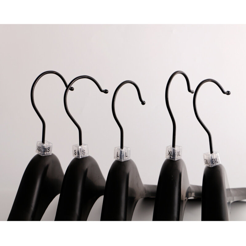 20pcs Coat Hanger Size Cubes Unisex Size's XS,S,M,L,XL,XXL, Clothes Marker