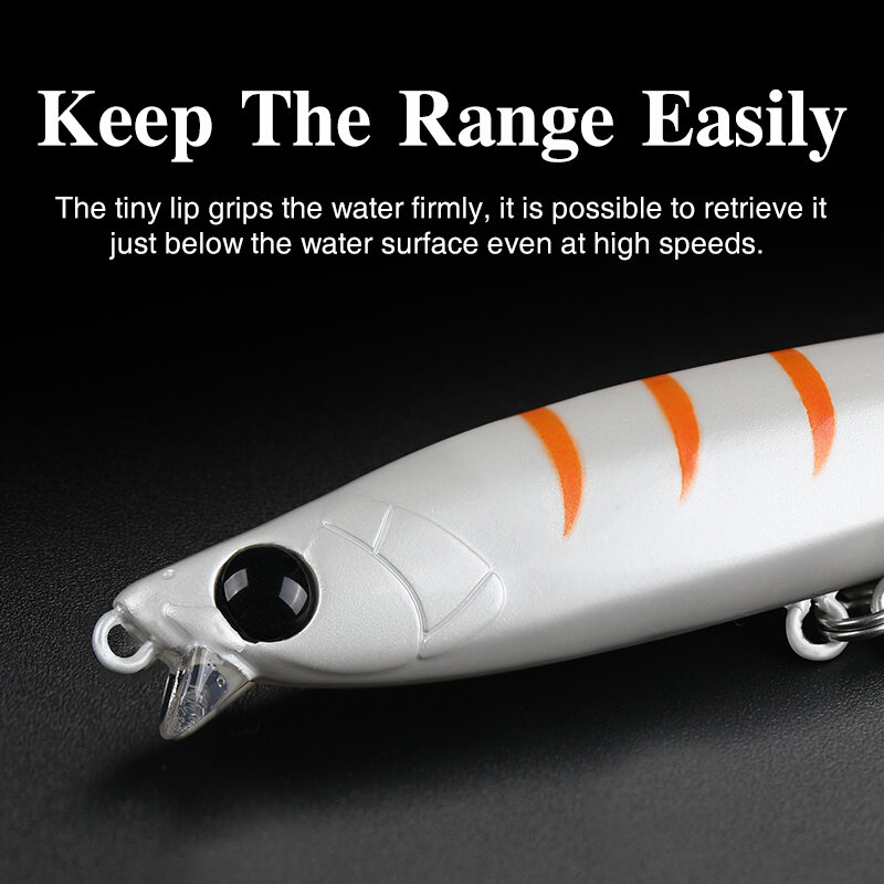 TSURINOYA короткий карандаш для губ, AIRAZOR 85S 105S, ультра длинная приманка для ловли рыбы, 85 мм, 20 г, 105 мм, 30 г, наживка для соленой воды