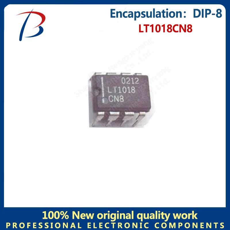 Pacote do amplificador do Dual-Channel, Micropower, LT1018CN8, DIP-8, 10 PCes