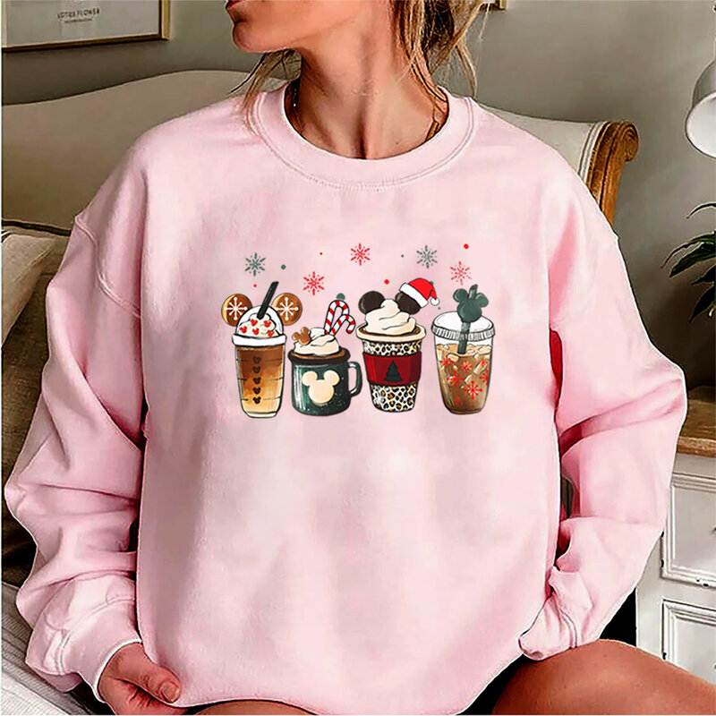 Gingerbread Christmas Coffee Sweatshirt Christmas Coffee Lover Hoodie Magic Christmas Sweater Iced Latte Christmas Tops