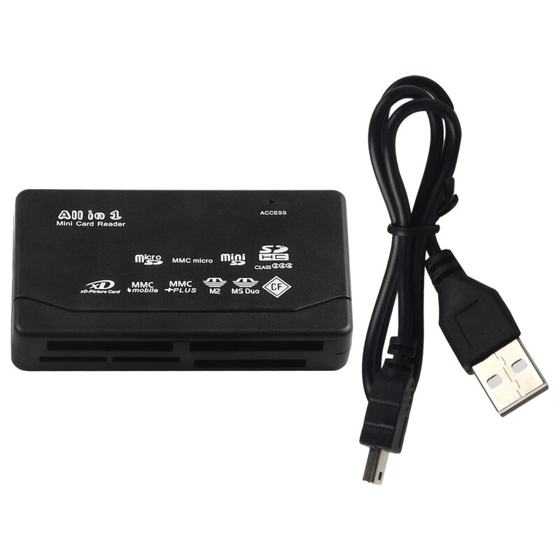 휴대용 카드 어댑터 카드 리더 메모리 키트 부품 액세서리 도구, 최대 480 Mb USB 2.0 SD TF CF MS 하이 퀄리티