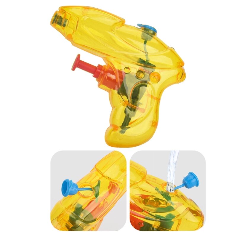 Brinquedo de água de verão Q0KB água colorida ao ar livre piscina à beira-mar pequena pistola de água portátil
