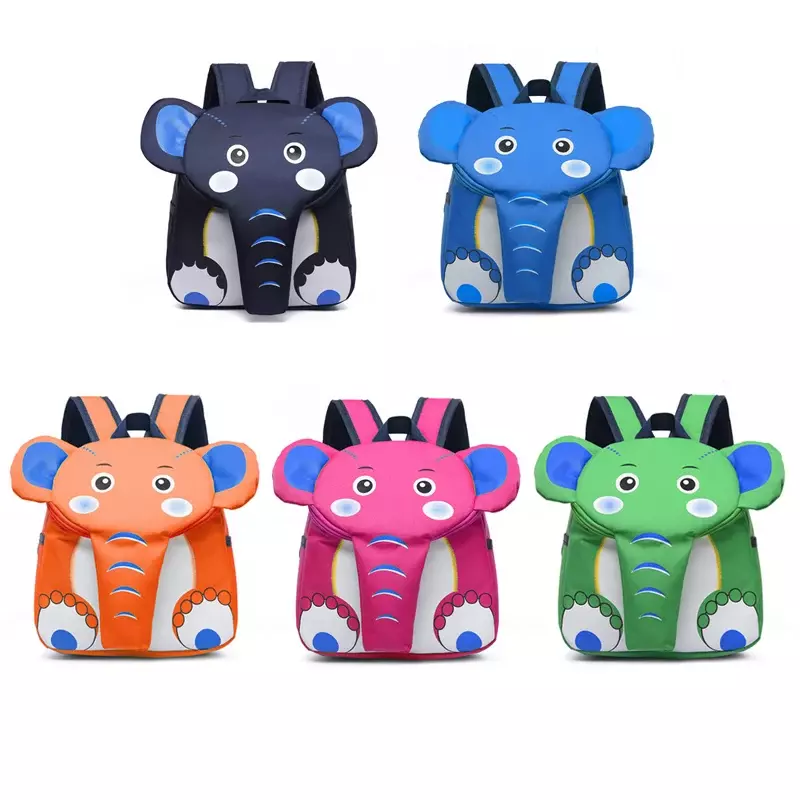 Fashion Children School Backpack Cute 3D Elephant Design Light Toddler Kids School Bags Boys Girls Schoolbag plecak szkolny
