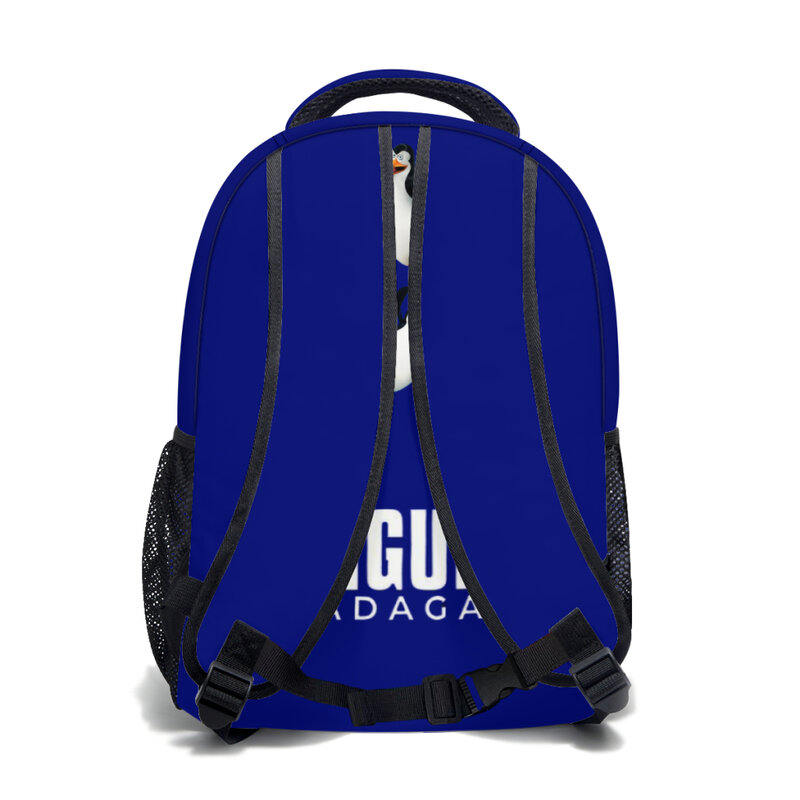 Школьный ранец мадагаскарский для девочек, вместительный рюкзак для учеников Старшей школы с мультипликационным рисунком