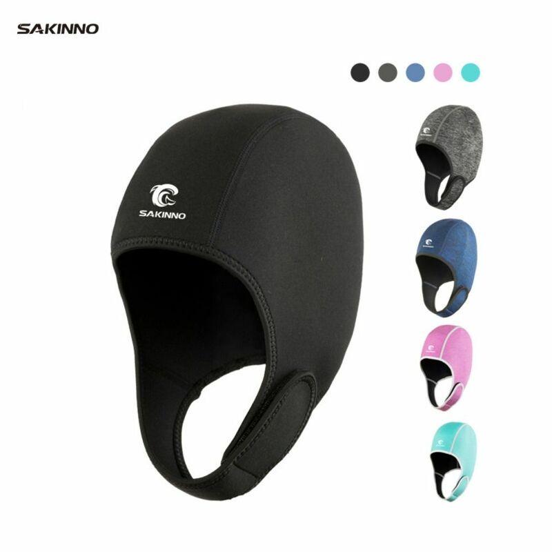 Warm Sun Protection Swimming Cap, Surf e Snorkeling Diving Head Cover, Clean Wrap Your Hair