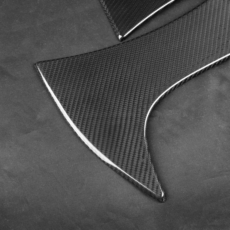Material de fibra de carbono roda dianteira Fender adesivos para Toyota GR86 2022-2023
