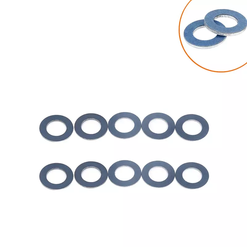 20 Pcs Thread Oil Drain Sump Plug Gaskets Washer 12mm Hole Seal Ring Car Engine For Toyota Camry Corolla Lexus OE# 90430-12031