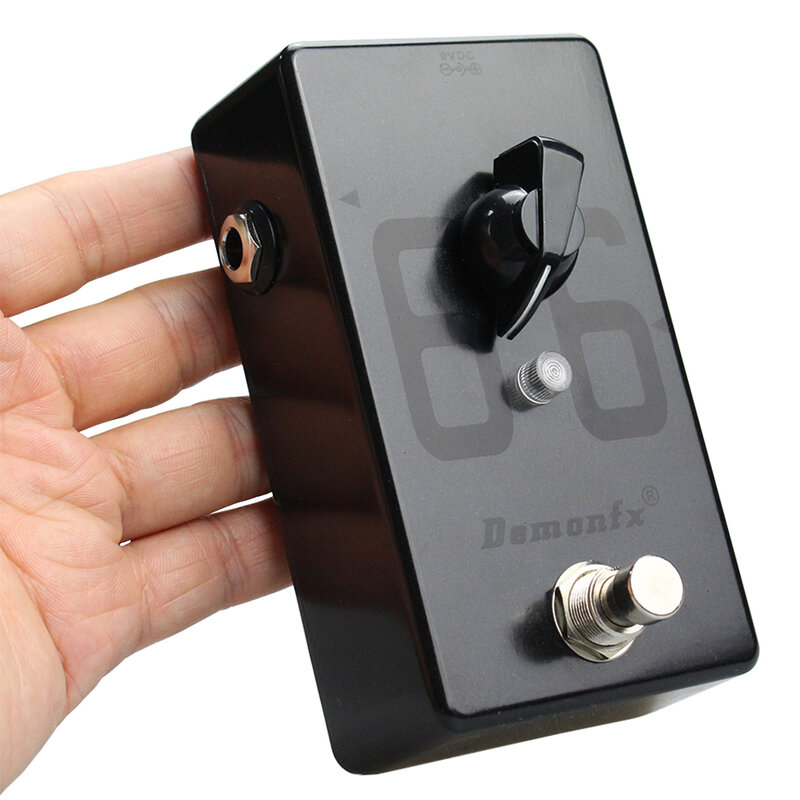Demonfx 66(33) impulsionador pedal de efeito guitarra limpo pramp boot com um amplificador interruptor de canal