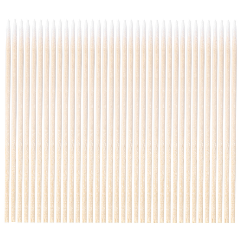 Hisopo de algodón de madera con cabeza puntiaguda, herramienta de limpieza, 400 piezas, 7cm de longitud