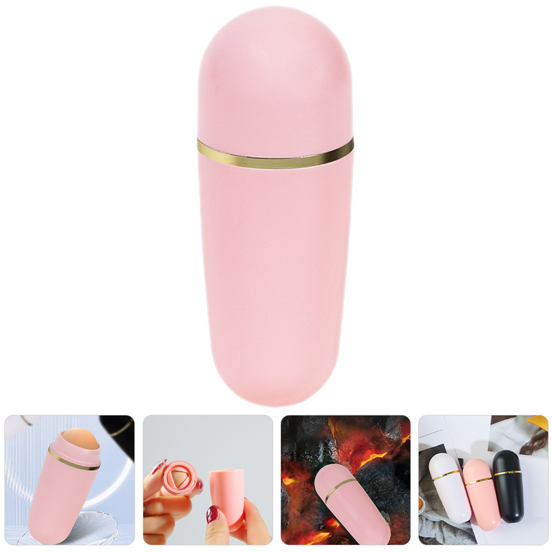 2pcs Face Oil Absorbing Rollers Volcanic Stone Face Skin Oil Absorbing Stick Facial Skin Oil Blotting Stick