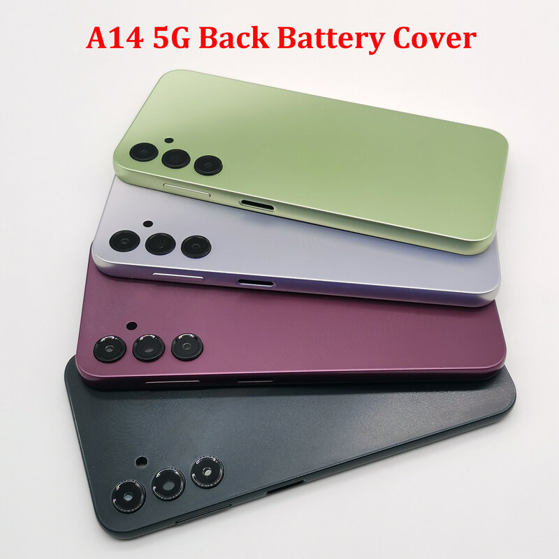 Voor Samsung Galaxy A14 5G Back Cover Accu Case Achterbehuizing Cover Vervanging Met Cameralens Voor Galaxy A14 5G A146 A146b