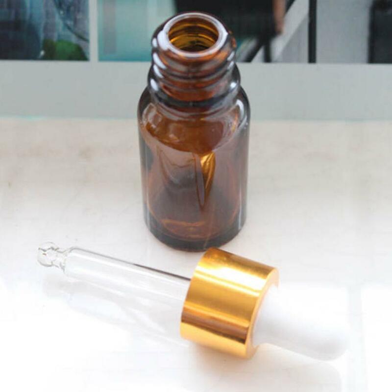 Flacone di olio essenziale reagente in vetro ambrato flacone per Pipette liquido contagocce flacone contagocce vuoto
