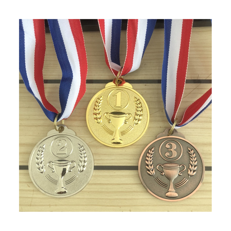 30 szt. Medale złote srebrne medale zdobywcy brązu 1. 2. 3 nagrody na konkursy