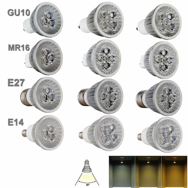 9w 12w 15w gu10 mr16 e27 e14 led lampe led lampada 85-265v led strahler warm/netural/kalt weiß led lampe 110v 220v für zu hause