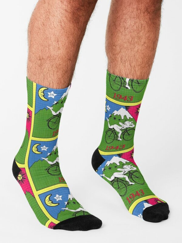 LSD - 1943 Альберт Хофманн носки подарок для мужчин компрессионные носки женские подарки для мужчин
