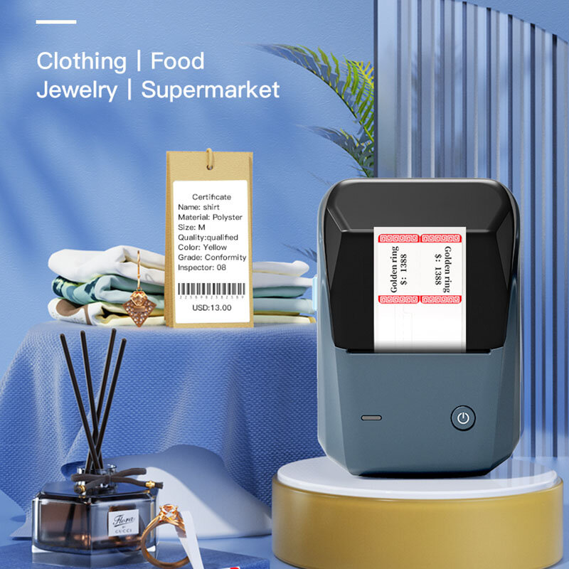 Niimbot – imprimante d'étiquettes thermiques B1, Bluetooth, Portable, étiqueteuse de poche, Code à barres QR, auto-adhésive, Machine d'étiquetage