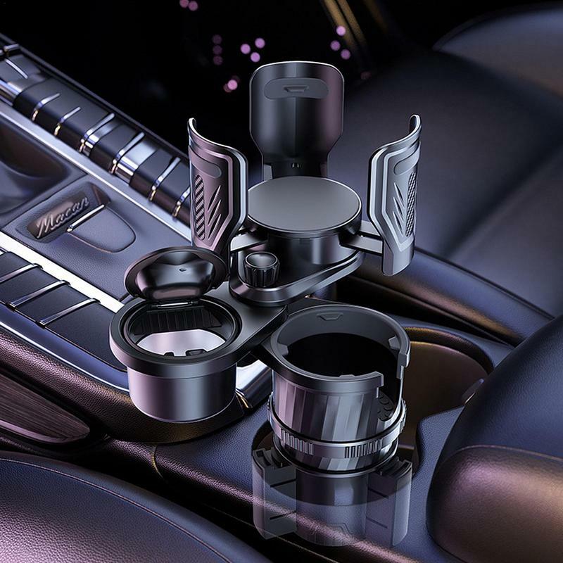 Auto Drink Holder Expander para Veículos, carro Cup Holder Insert, base ajustável, Projeto de Transmissão de Engrenagem
