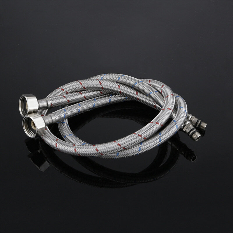 Quality 304 stainless steel weaving kitchen bathroom faucet  intake Connection hose