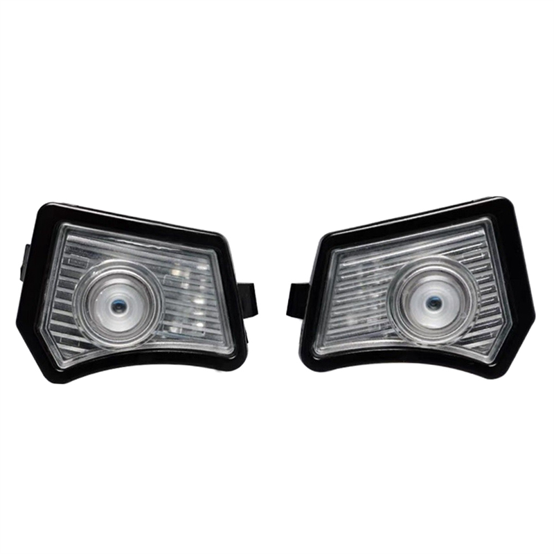 Lampu spion LED untuk Jaguar XE XF XJ XK lampu proyektor kaca spion samping Puddle