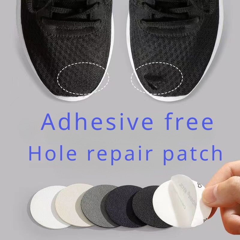 Repair Sports Mash Shoe Upper Lining Worn Heel Boots Self Adhesive Damaged and Wear Resistant Hole Patch Sticker Fast Pasting