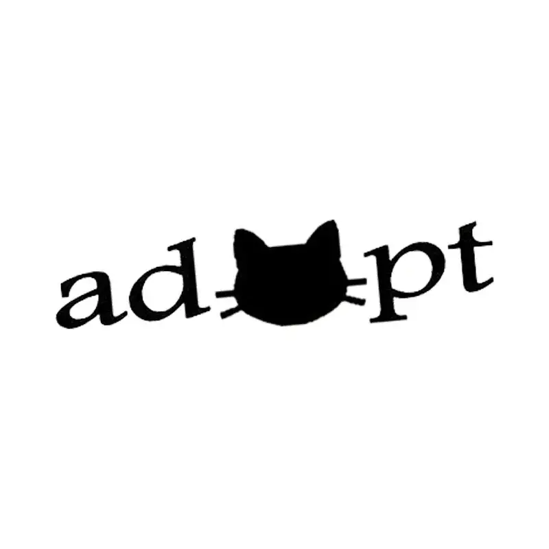 자동차 스티커 고양이 쉘터 구조 애완 동물, 따뜻하고 로맨틱한 자동차 비닐 뒷창 스티커