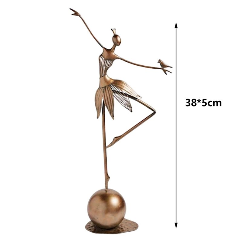 1 PCS Abstract Resin Statue Art Crafts Modern Graceful Dance Movements Collectible Figurine Ornaments Tv A