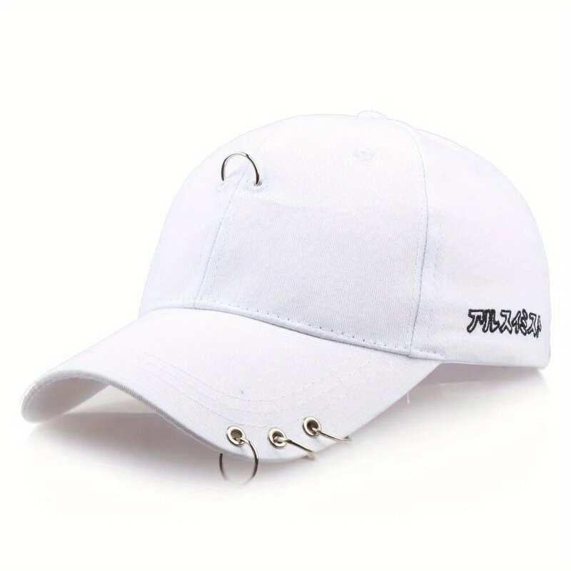 Topi bisbol bordir huruf katun Snapback perlindungan matahari dapat diatur untuk wanita pria olahraga jalanan Hip-Hop topi Ayah