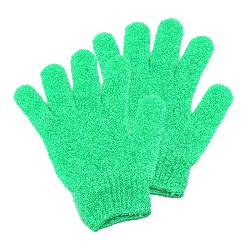 Kids Body Scrub Handschoenen Met Handschoen En Vingers Perfect Voor Thuis Douche Peeling Huishoudelijke Badhanddoek Benodigdheden Slip Resist Glo O2s0