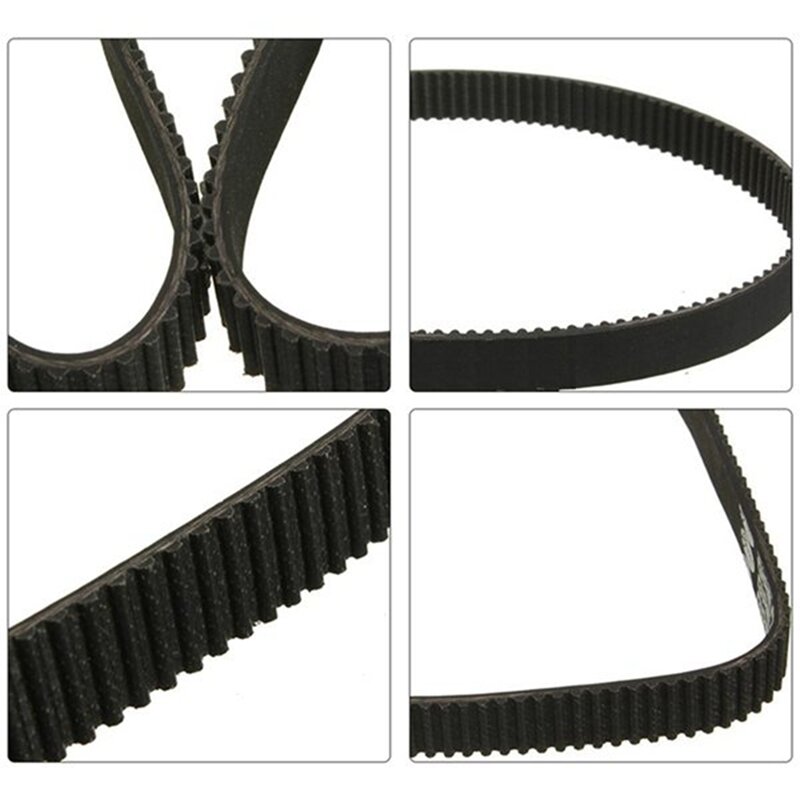 5Pcs Replacement Parts 3M-420-12 Black Rubber Drive Belt Round Belt Cord Loop Electric Bicycle Electric Bike Scooter DIY
