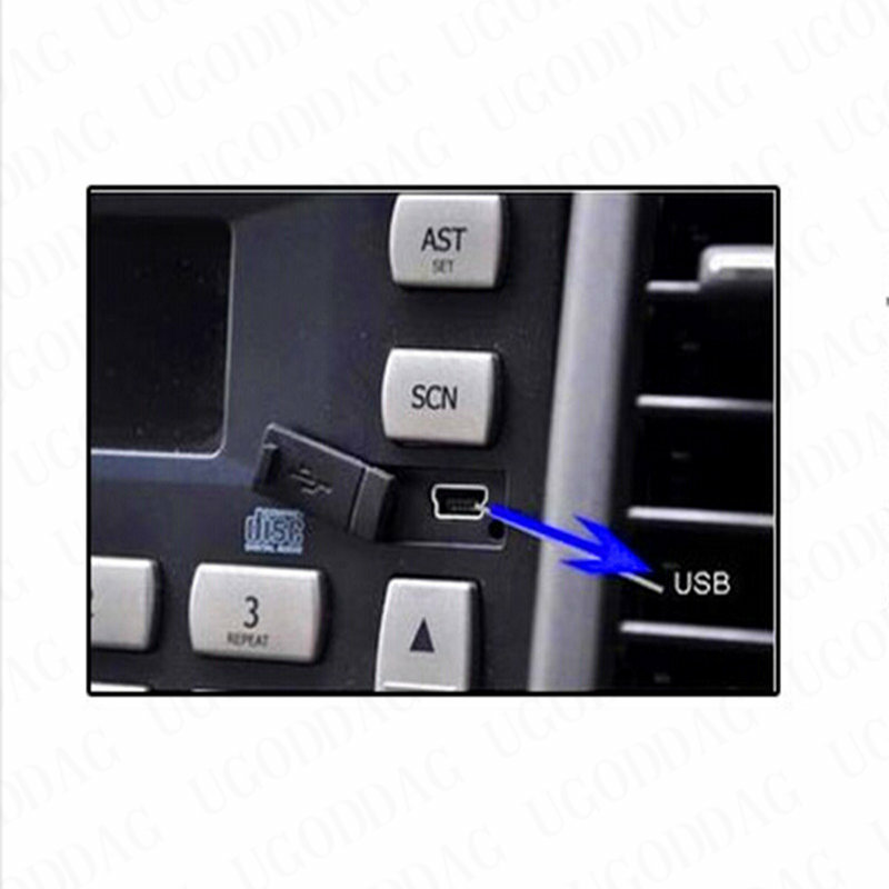 اختبار قبل إرسال USB أنثى إلى USB صغير B ذكر كابل محول 5P OTG V3 ميناء كابل البيانات لسيارة الصوت اللوحي ل MP3 MP4
