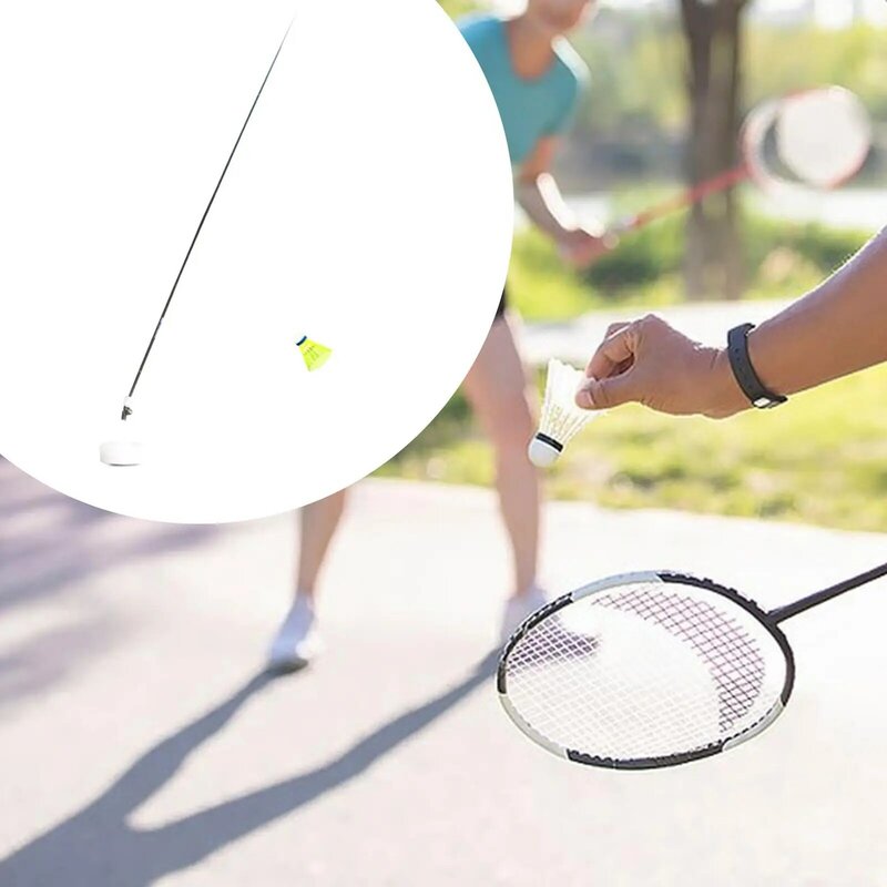 Badminton Trainer Self Practice Tool asta flessibile portatile Badminton Self