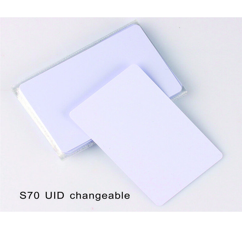 UID 변경 가능 재기록 가능 RFID 복사 복제, 13.56Mhz UID 4k S70, 2 개
