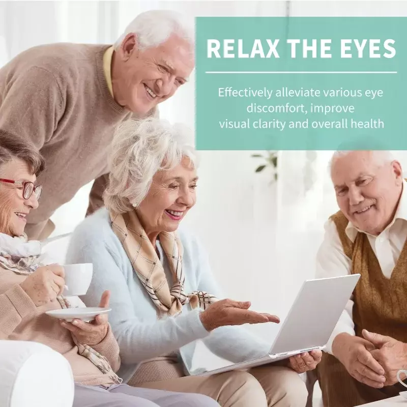 Eye acupoint roller relax alleviare l'affaticamento degli occhi protezione dal prurito secco visione rimuovere la seta del sangue rosso prevenire la miopia cura del massaggio degli occhi
