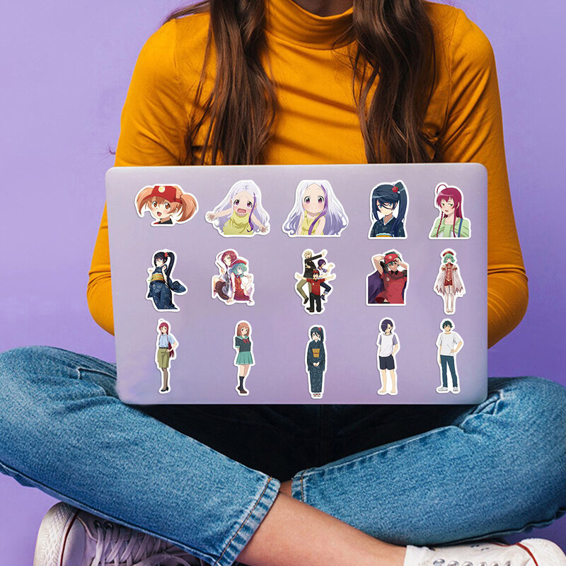 50 Stück Cartoon Anime Charakter Serie Graffiti Aufkleber geeignet für Gepäck Handy hüllen Laptop dekorative Aufkleber DIY Spielzeug