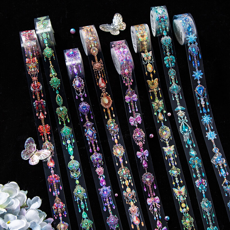 8 teile/los Band Sternenlicht Kette Serie Retro dekorative Haustier Bänder