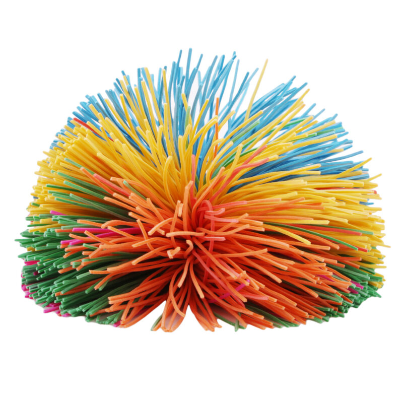 Антистресс 6 см/9 см Радужный фиджет-шар сенсорный Koosh детский смешной эластичный мяч для снятия стресса для детей с аутизмом специальные потребности