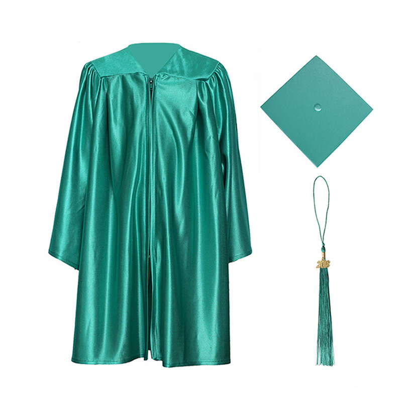 91-138cm kostium ukończenia szkoły dla dzieci suknia kawalerska akademicka mundurek chłopiec Gilr zestaw kapeluszy