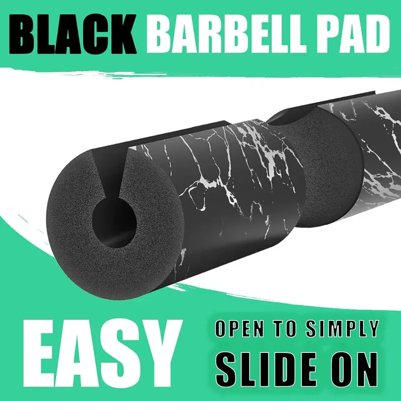 Barbell Pad Hip Thrust Pad Squat Pad Foam Sponge High Density Rebound for Squat,Lunge,Hip Thrust,Back,Crotch Suitable for Gym