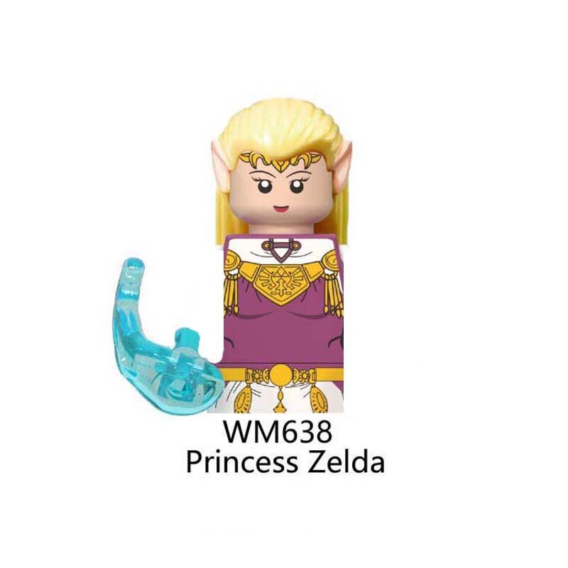 WM6053 legenda Zeldaed klocki gra animowana połączona księżniczka Anime mini-figurki figurka cegły dzieci prezent