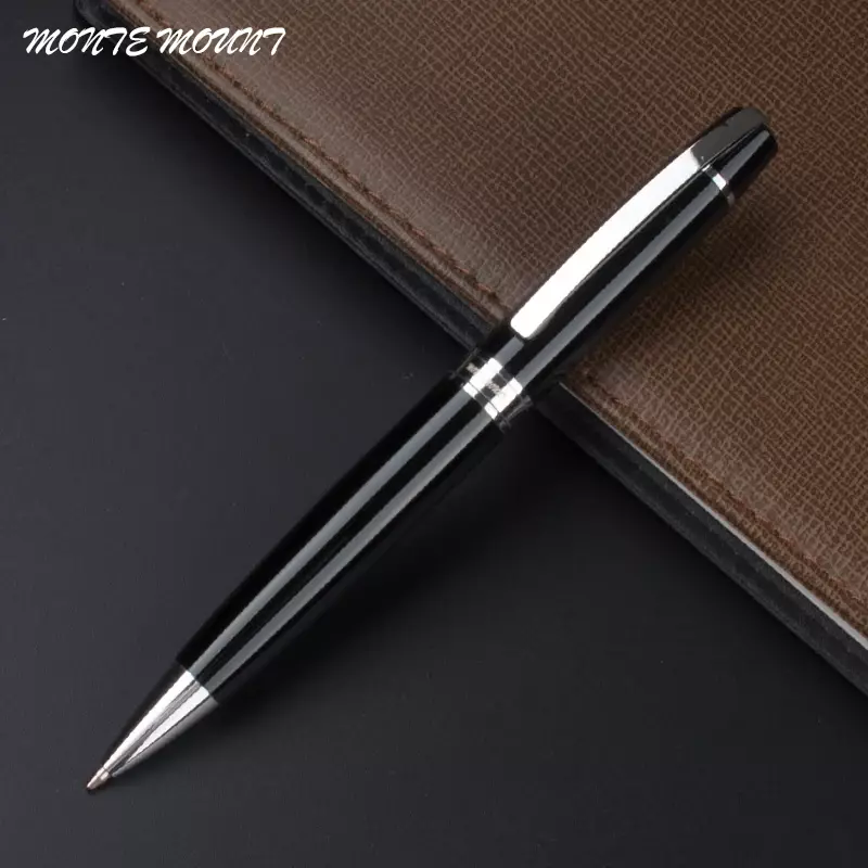 High quality  Black hat Signature Business office Medium Nib Ballpoint pen /Rollerball/Luxury pen