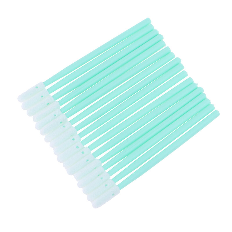 100Pcs 836D Industrial Dust-free Purification Cotton Swab Sponge Swab Green PP Handle Wipe Stick Can Clean The Camera Lens