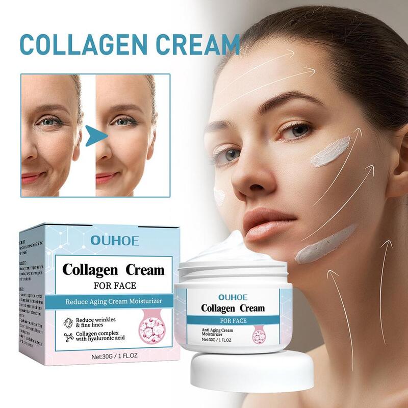 Wiele zmarszczek kolagenowych krem do depilacji twarzy przeciwstarzeniowych, usuwając zmarszczki drobne linie fałdów nosowo-wargowych linie ekspresyjne do ujędrniania skóry