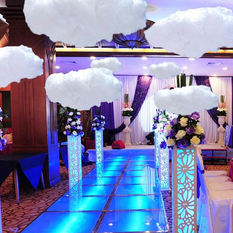 Nuvem festa prop backdrops natal pendurado girado açúcar forma nuvem casamento aniversário fotográfico prop
