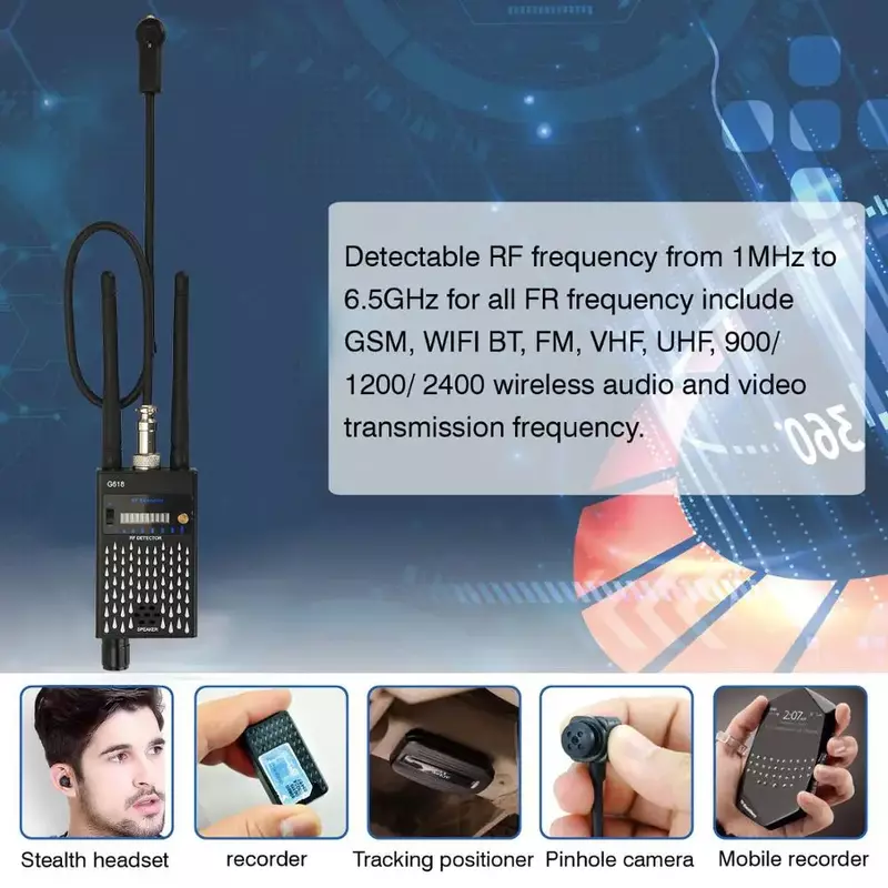 Идентификатор камеры Профессиональный GSM GPS полный диапазон GPS трекер Искатель Скрытая камера детектор защита безопасности шпионское снаряжение