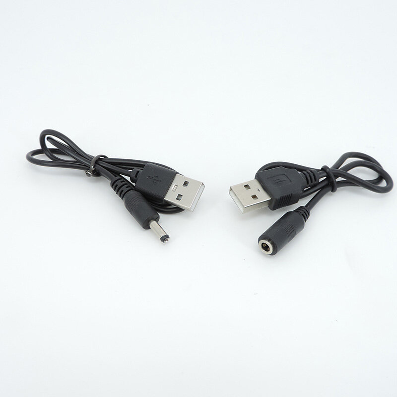 USB ein 2,0 Stecker auf 1,35x3,5mm DC Power Jack Stecker Buchse DC Power Extension Ladekabel q1