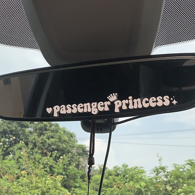 Passenger Princess Mirror Car Decal Car Vinyl Art Sticker Decals
